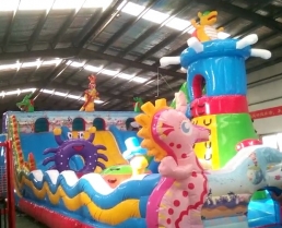 海倍120平充氣城堡產品視頻