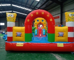 海貝海綿寶寶充氣城堡產品視頻