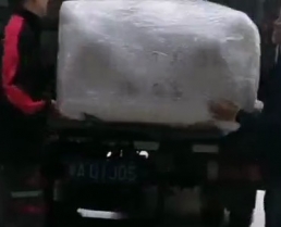 客戶購買海貝充氣電瓶車打包發貨視頻