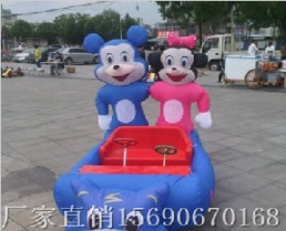 東北客戶的廣場游樂生意超級好