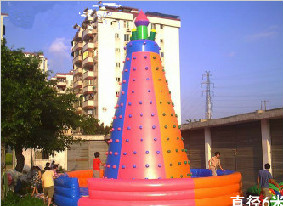 大型戶外兒童樂園充氣攀巖墻城堡室外蹦蹦床淘氣堡廣場