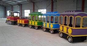 仿古無軌小火車,觀光小火車游樂設備